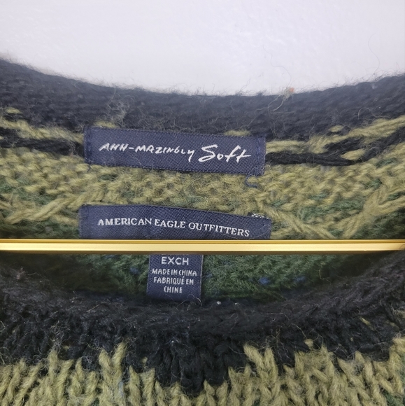 Extra Small American Eagle AE Muted Earth Tone Sweater Soft - Picture 2 of 5